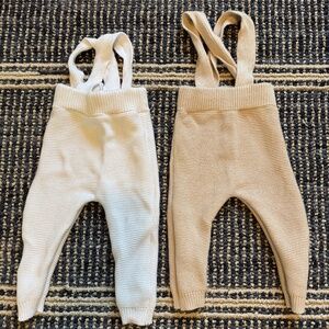 Oat Co. Knit Suspenders 0-6m